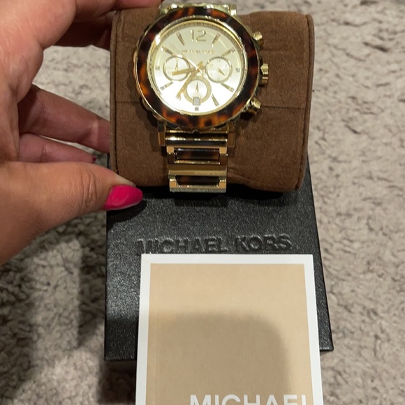 Michael Kors Tortoise Watch